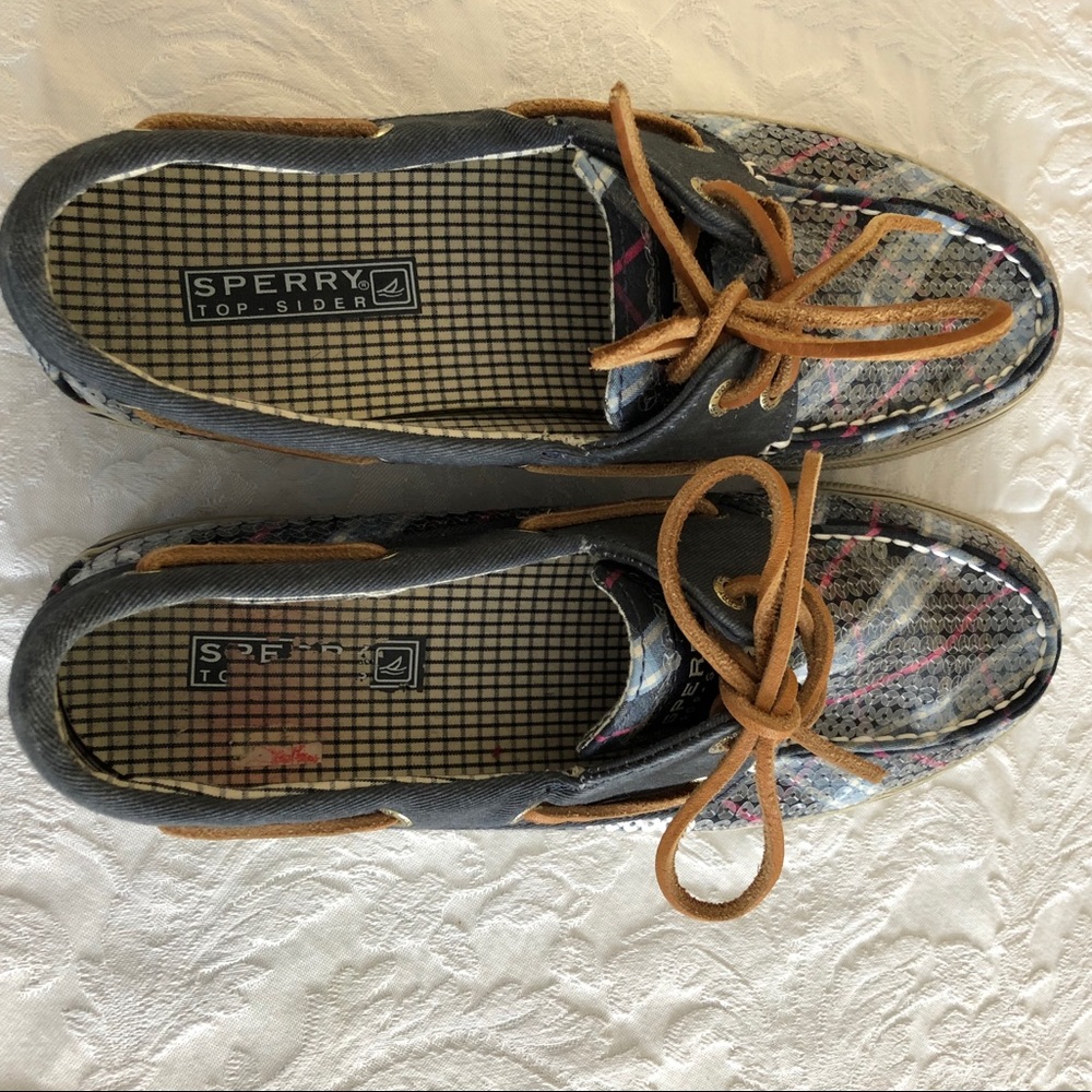 Sequined Sperry’s